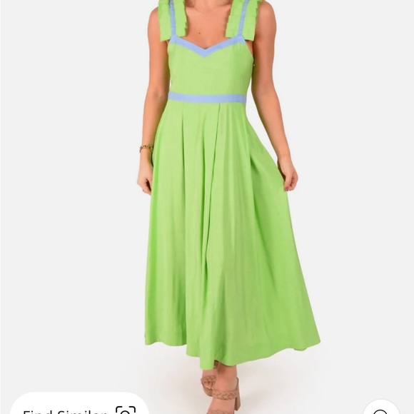 NWT Emily McCarthy Empire Maxi Dress - Picture 1 of 6